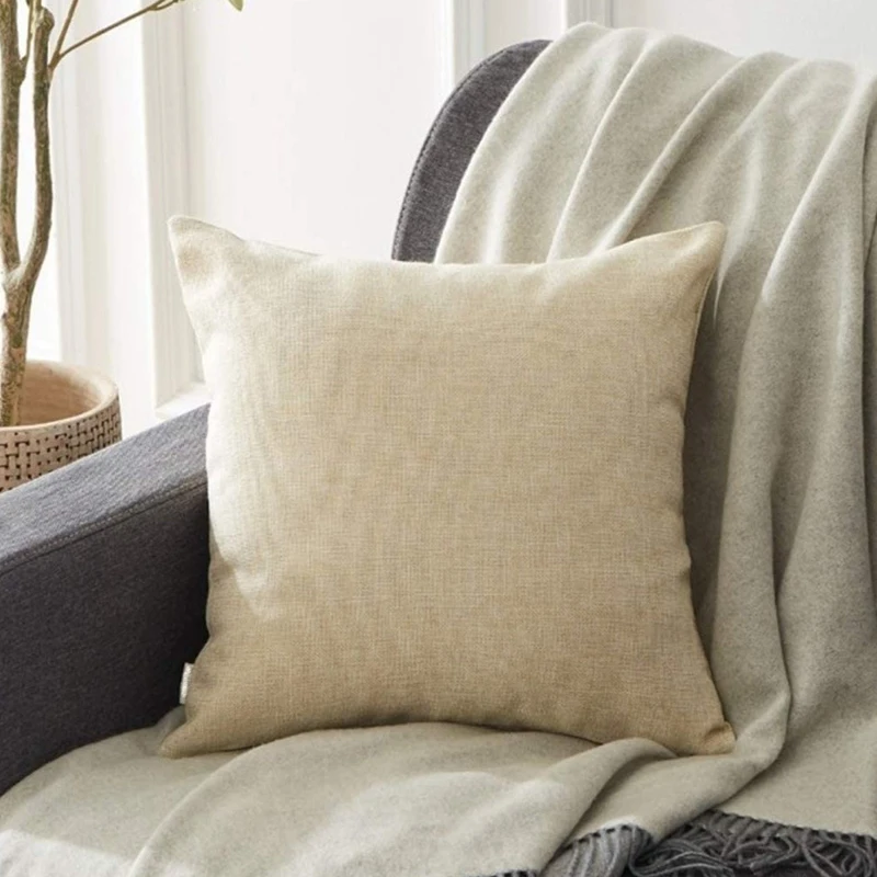 

Cushion Covers Flower Printed Decorative Sofa Pillow Cover Square Linen Throw Pillow Case Seat Car Home Decor