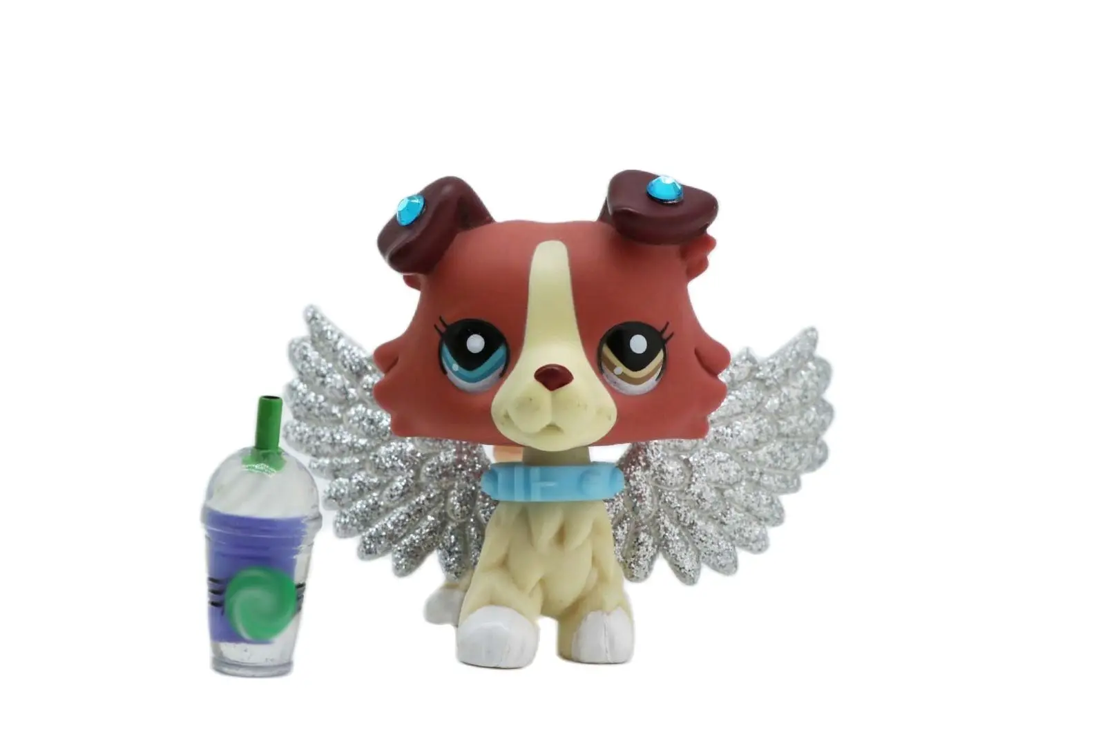 Мультяшные животные колли собака #1262 Коллекция + мини аксессуары крылья | Игрушки