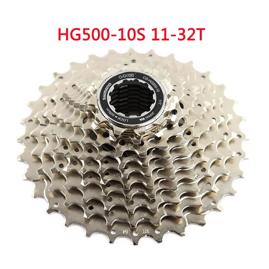 11-32T Shimano Tiagra CS-HG500 дорожный велосипед 10 скоростей кассета Звездочка надежная Кассета для 10-скоростных дорожных трансмиссии - Цвет: 11-32T