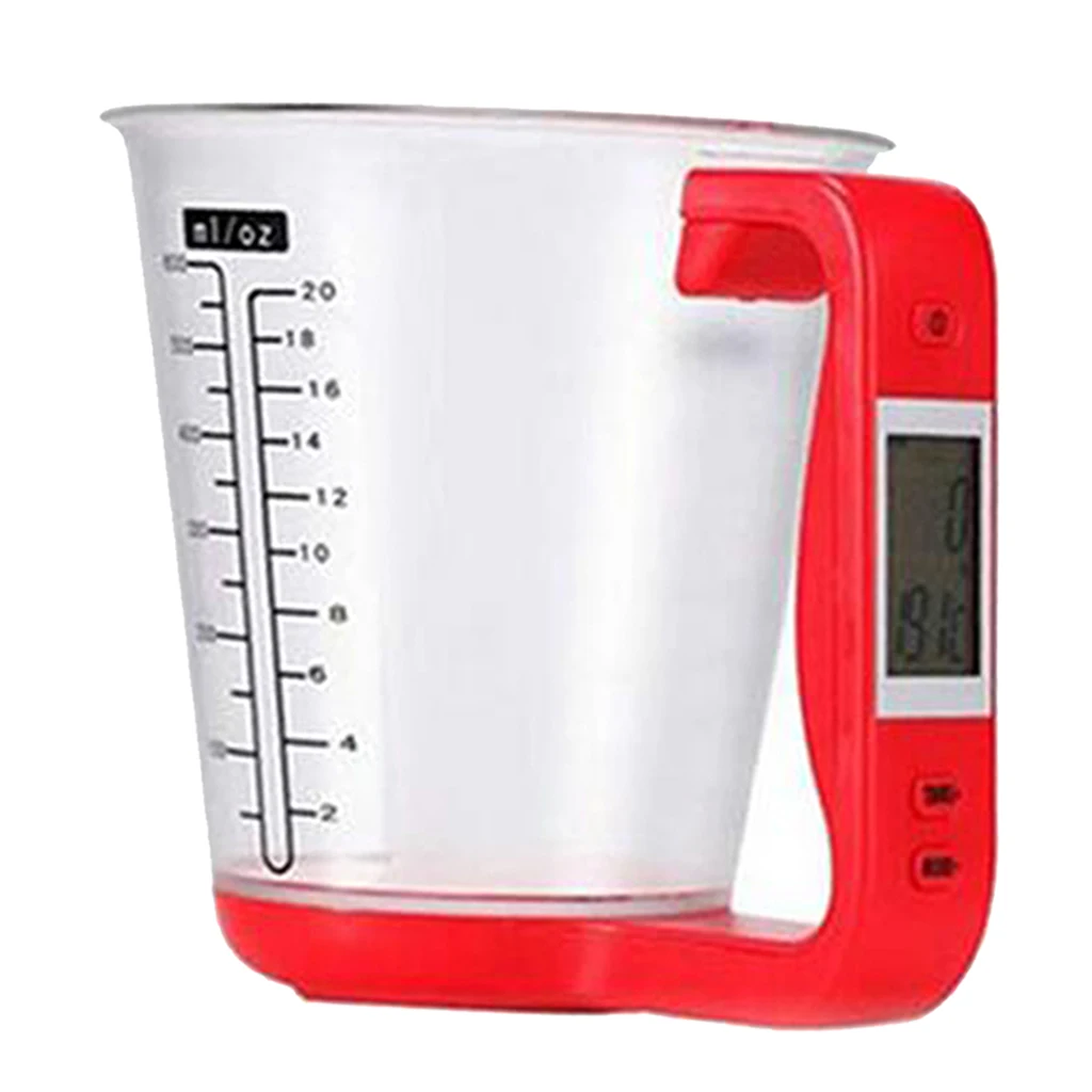 

Kitchen Digital Scale Cup Measuring Cup Scale with LCD Display Kitchen Digital Food Liquid Measure Scale Bowl Baking Tool