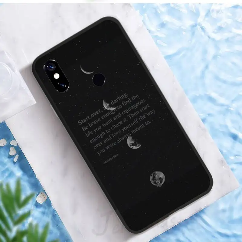 

Phone Case For Xiaomi Redmi 7 8 9t a3 9se k20 mi8 max3 lite 9 note 9s 10 pro Moon crown starry sky