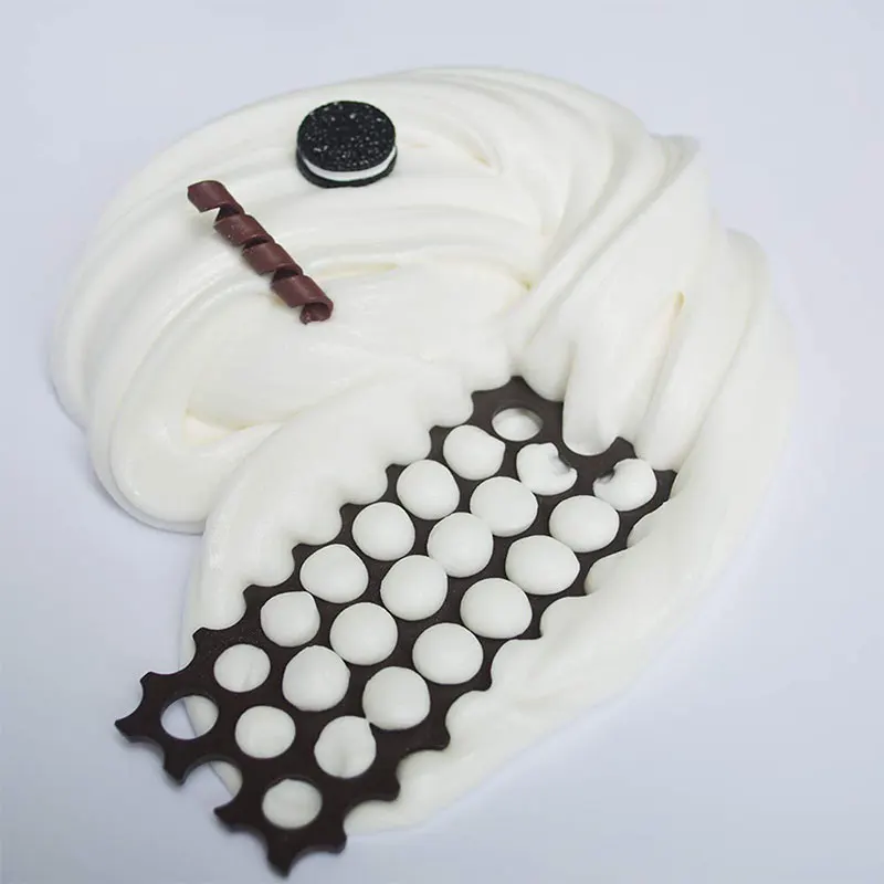 Горячая продажа пушистый глиняный шоколадный Слизняк амулеты поставки мягкий