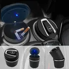 Автомобильная пепельница со светодиодными лампами, креативные личные покрытые принадлежности для Toyota Corolla camry 40 prius highlander Previa RAV4 товары 2021