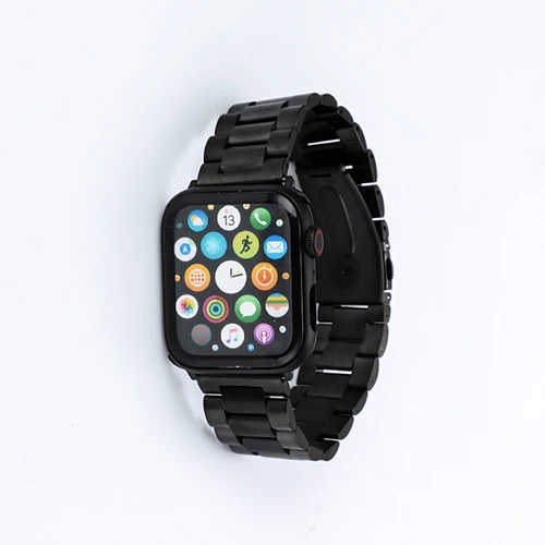 22 мм для samsung gear S3 Frontier Band Galaxy Watch 46 мм ремешок металлический браслет huawei Watch GT ремешок gear S3 Classic 2 - Цвет ремешка: black