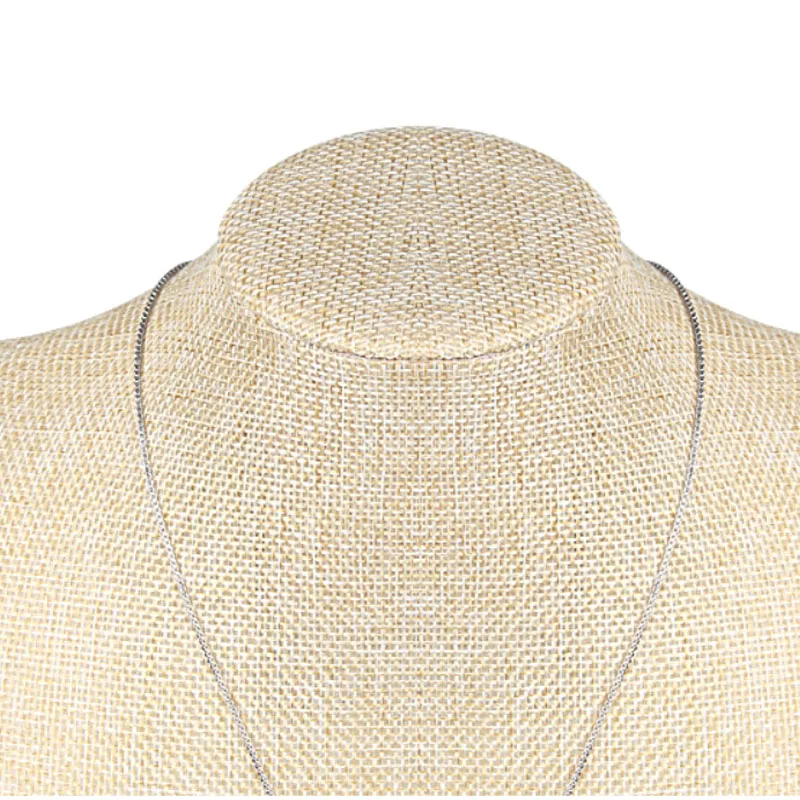 Height 20cm 12pcs/Sale Bust Showcase Black Model Mannequin Display Classic Necklace Stand Jewelry Necklace Pendants Organizer