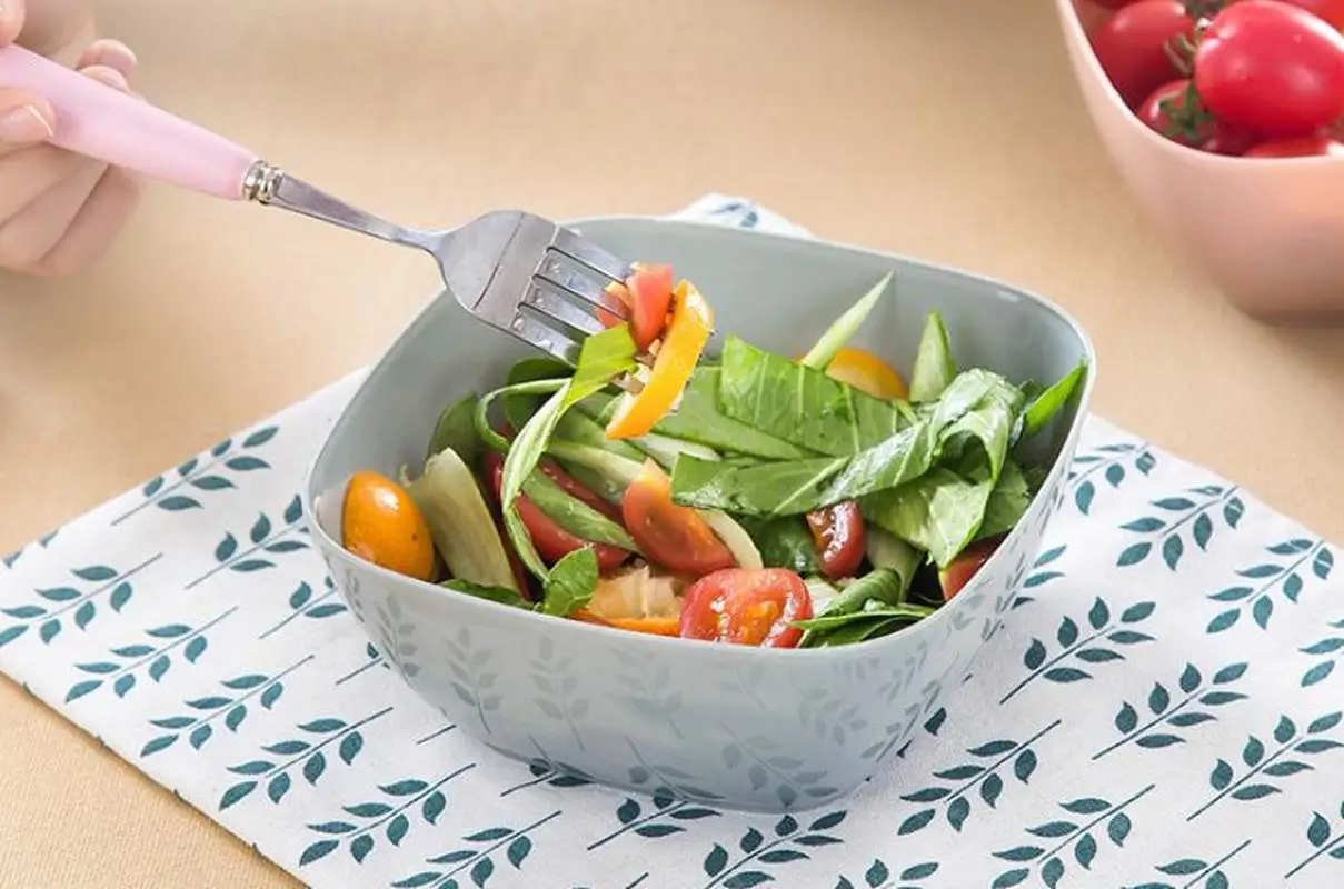 Набор из 5 предметов квадратная миска для фруктов салатник тарелка мелкая