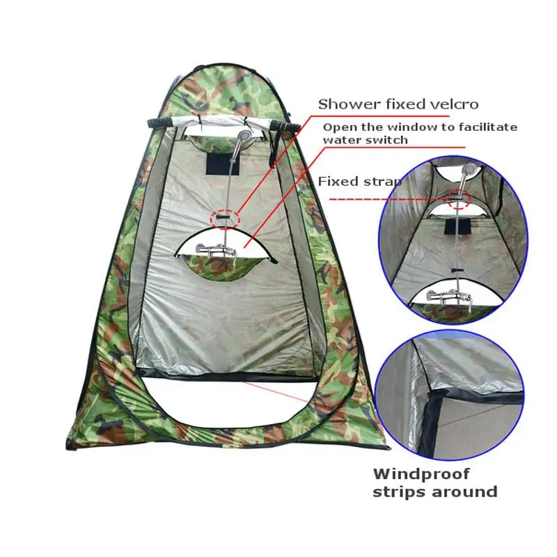 

Portable Changing Tent Outdoor Shower Bath Changing Fitting Room Camping Tent Shelter Beach Privacy Toilet Tent Fully Automatic