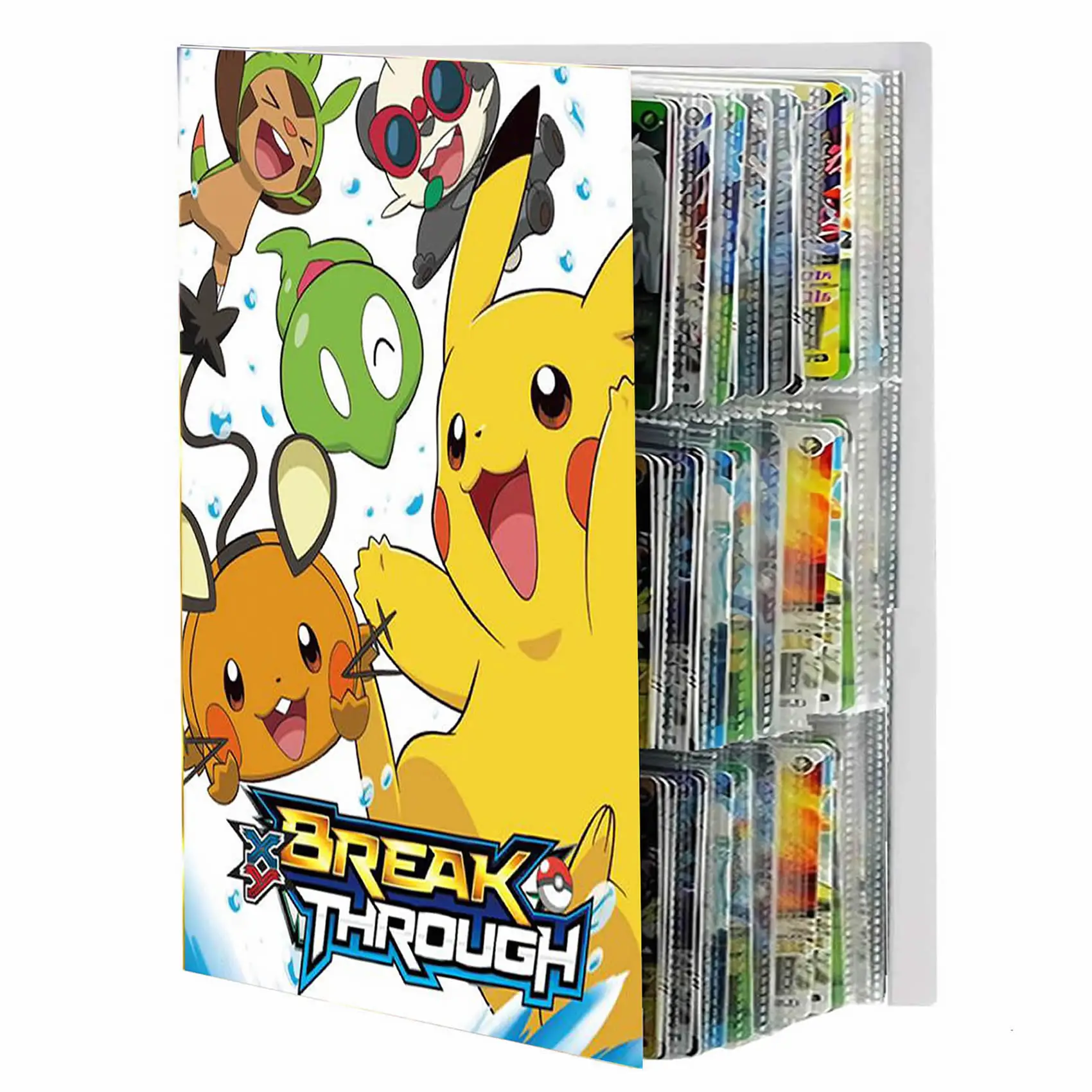 

9 Pocket Album Pokemon Anime Collection Book Playing Game 432 card Map Binder Folder Holder List Pokémon Pikachu Kids Toys Gift