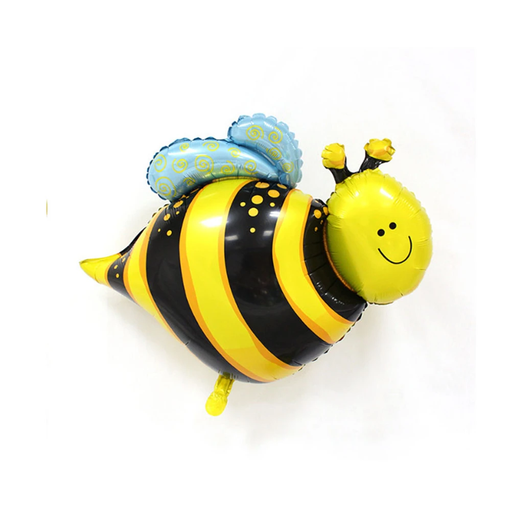 Набор для украшения желтые шарики с пчелками из фольги вечерние девочек | Дом и
