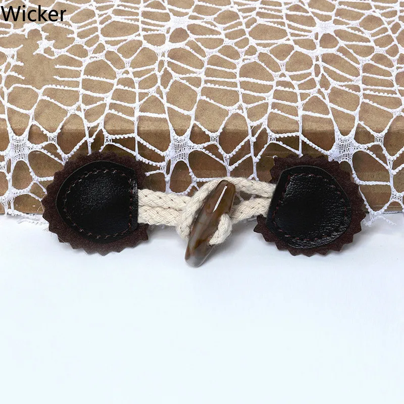 5 пар/лот высокое качество искусственная кожа и смола кнопки большие пуговицы для