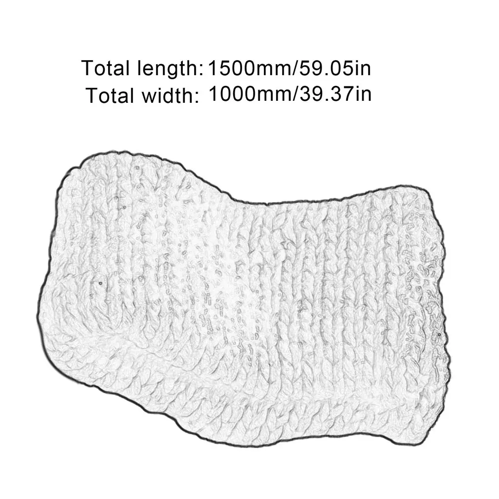 

Nordic Thick Handmade Woven Blanket Warm Thread Polyester Fiber Blanket Knitting Sofa Cover Blanket Home Decoration