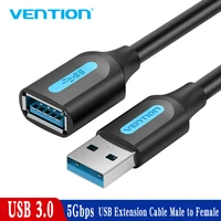 vention usb extension cable 3 0 male to female usb cable extender data cord for laptop pc smart tv ps4 xbox one ssd usb to usb