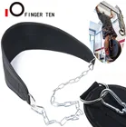 Зажимы для ремня для тяжелой атлетики, фитнеса, с цепочкой, для подтягивания подбородка, Гиря, черные, для бодибилдинга, тренажерного зала, защита запястья, Прямая поставка