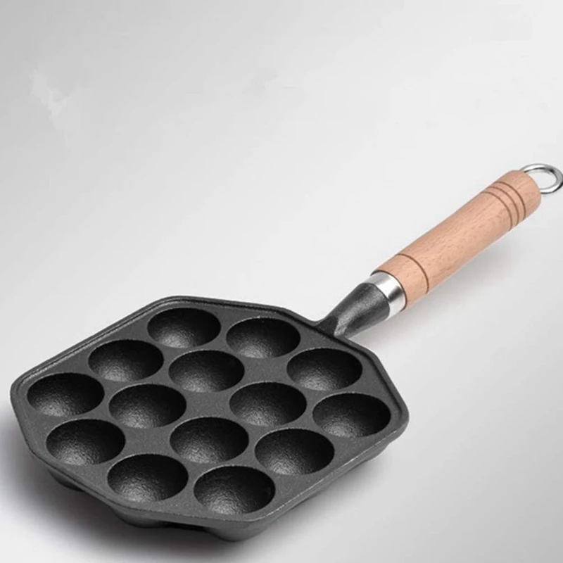 Сковорода Takoyaki домашняя кухня 14 отверстий полостей форма для выпечки осьминог