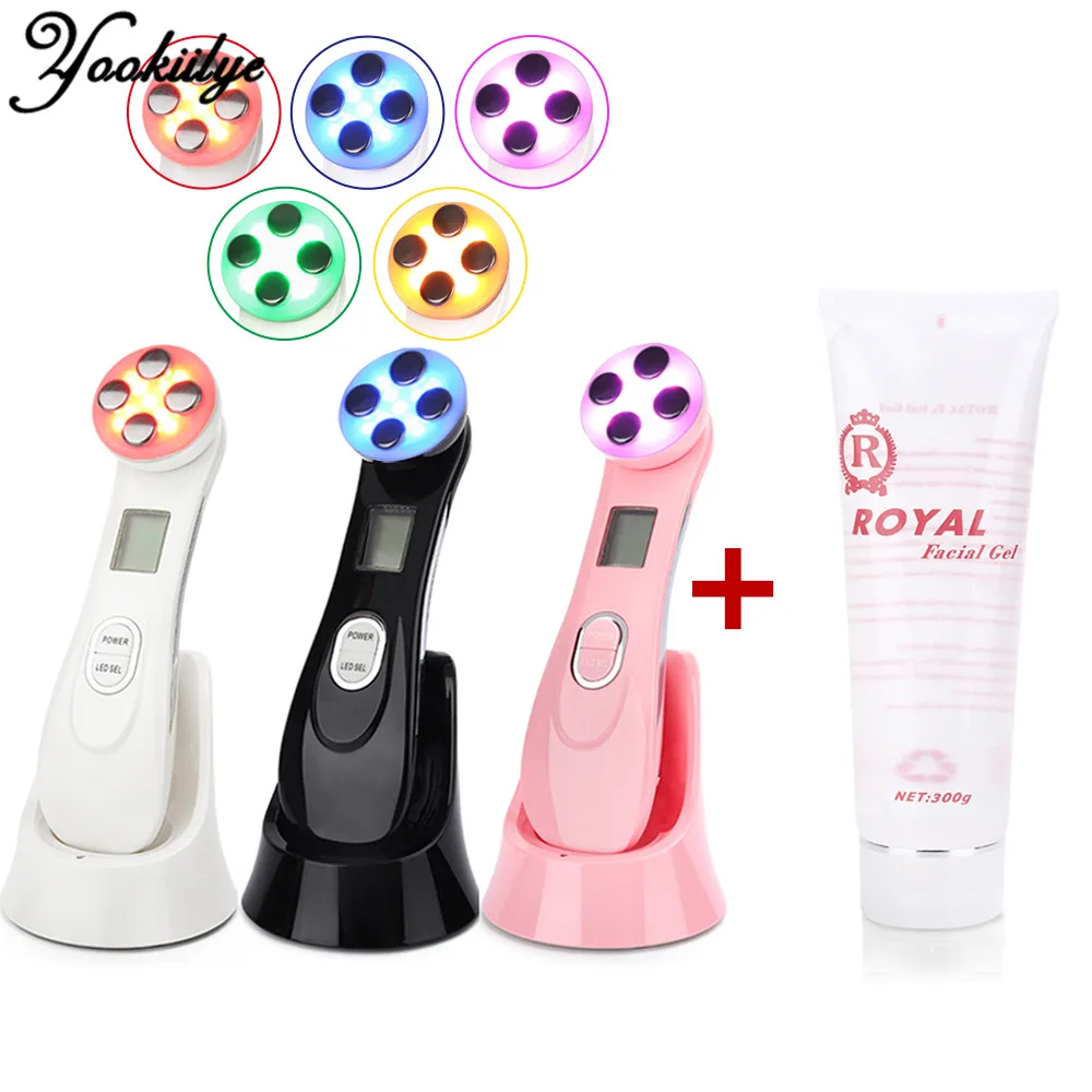 

Facial Care RF&EMS Radio Mesotherapy Electroporation LED Photon Light Therapy Anti Aging Face Lifting Tightening Beauty Device