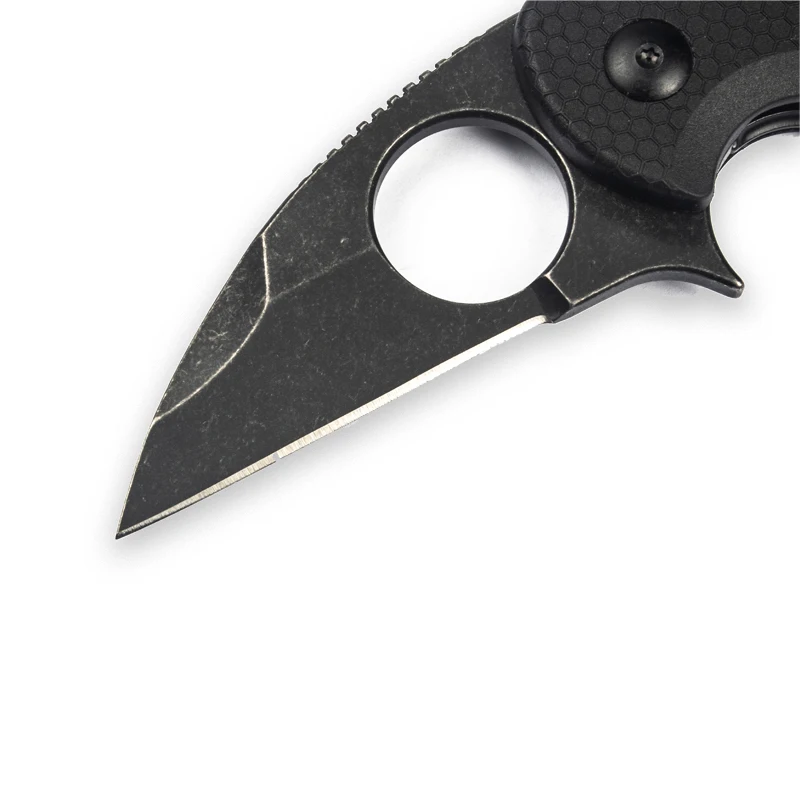 D2 Steel Folding Knives Outdoor Pocket Knife Survival Ring Military Tactical Camping Hunting EDC Tool | Дом и сад