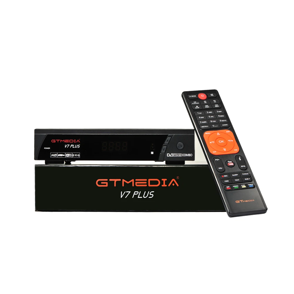 GTMEDIA V7 PLUS CCCam спутниковый приемник FULL HD 1080P+ 1 год Европа CCCam 5 Клайн сервер+ 1 шт. USB wifi DVB-S2 DVB-T2 рецептор