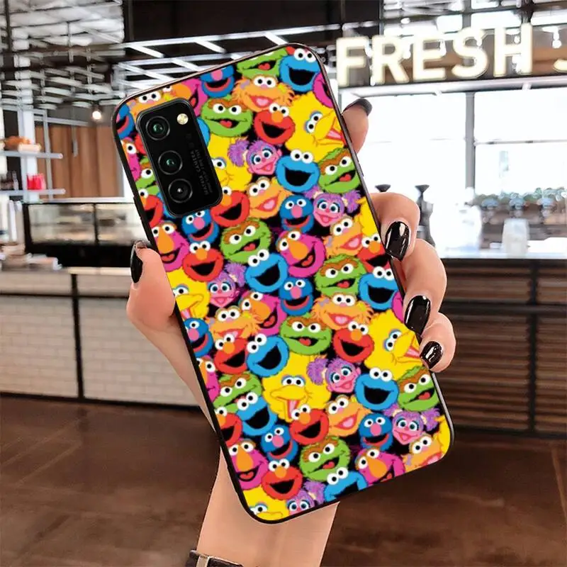 

Cute cartoon sesame street Custom Photo Soft Phone Case for Samsung S20 plus Ultra S6 S7 edge S8 S9 plus S10 5G lite 2020