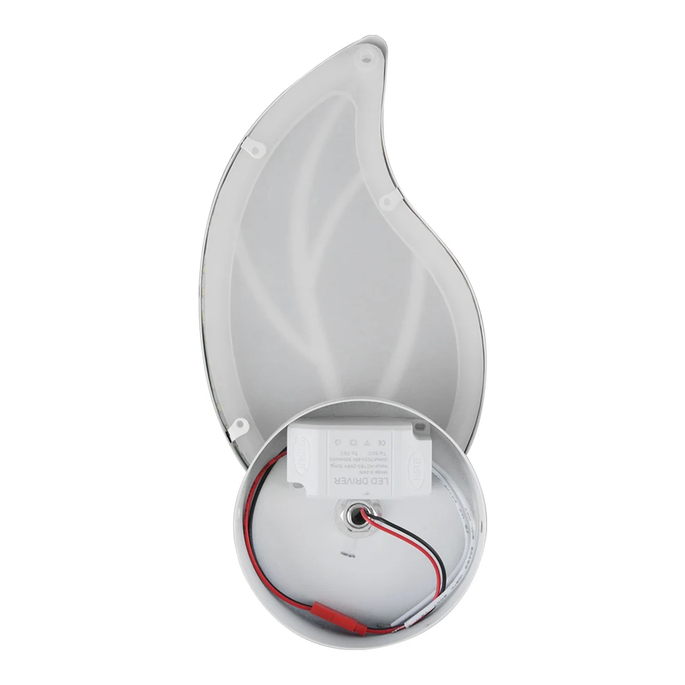 Белый акриловый современный светодиодный настенный светильник бра для дома