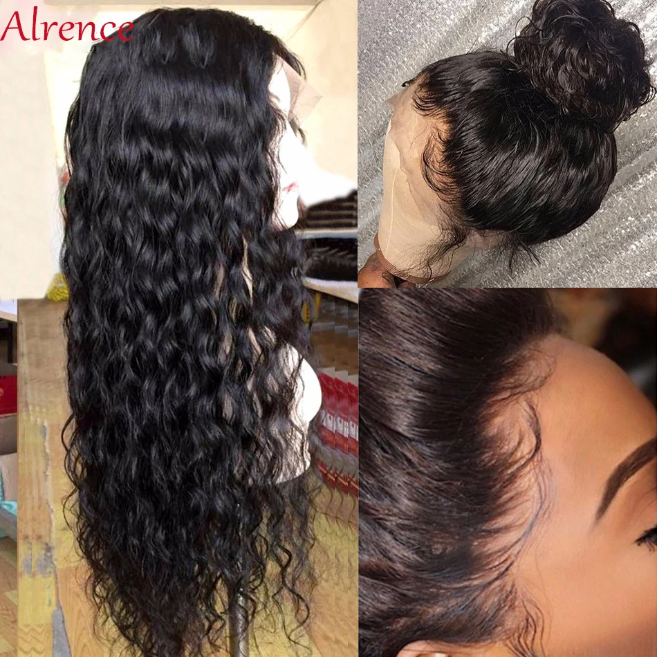 Парики из натуральных волос на шнурке бразильские волнистые волосы парик 13x4