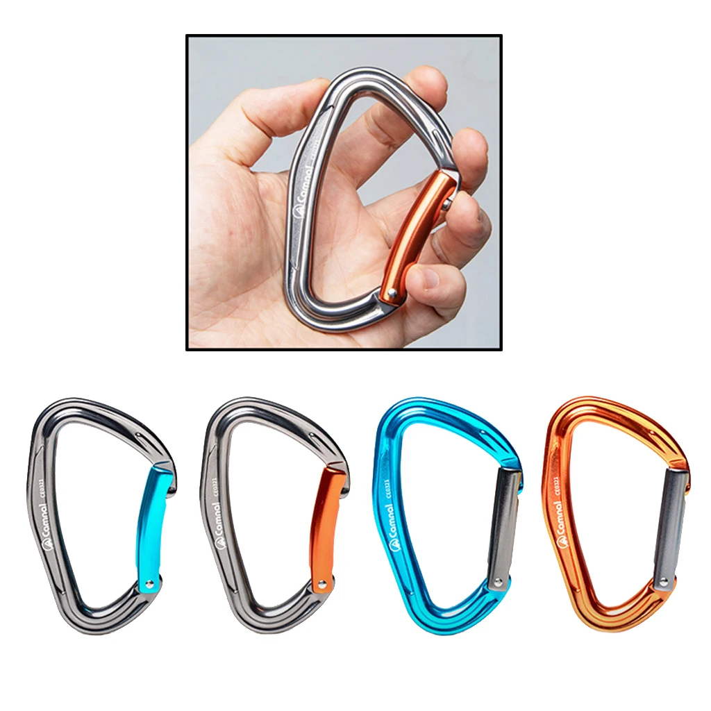 

24KN Heavy Duty Caribeaners Rock Climbing Carabiner Clip Keyring