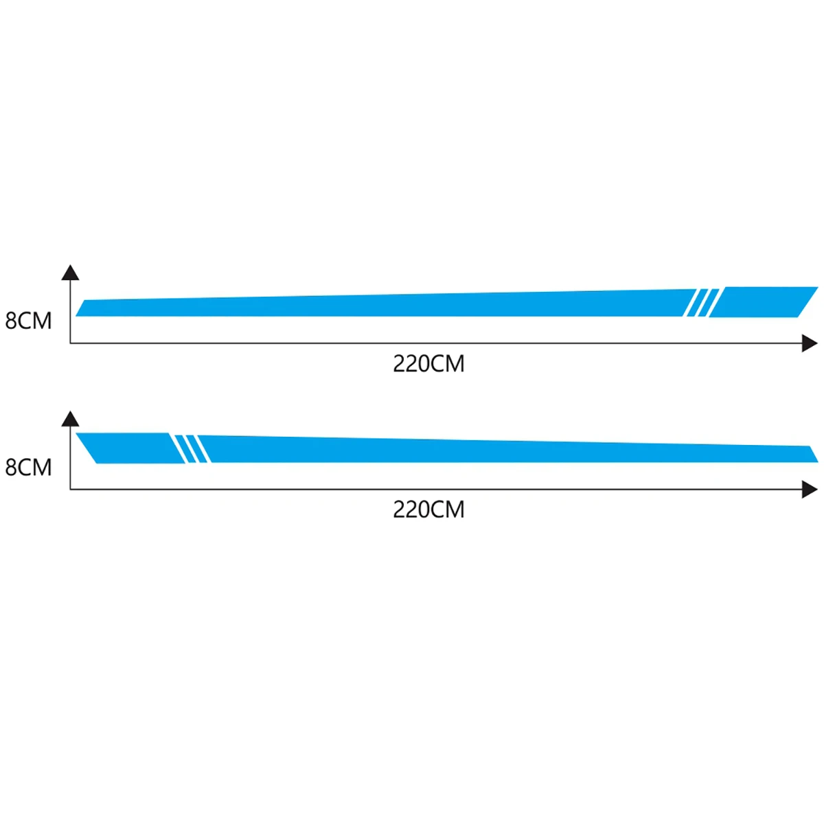 

Universal Car Side Stripes Decal Sticker Side Body Decals Wrap Vinyl Film Long Strip Self Adhesive Stickers Waterproof