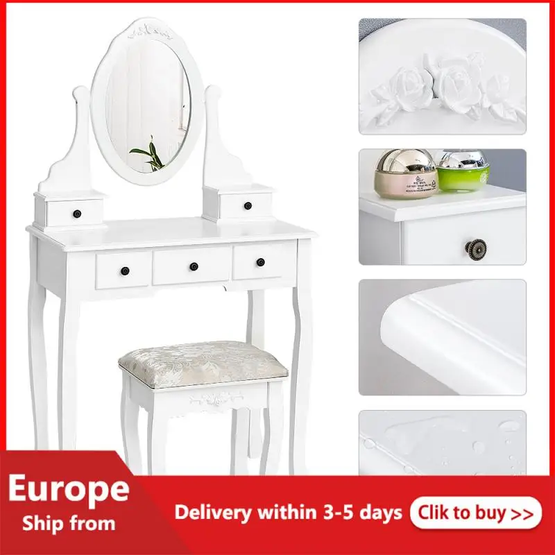 

Европейский стиль комод современный простой интернет-знаменитости макияжный стол многофункциональный спальня мини туалетный столик зерк...