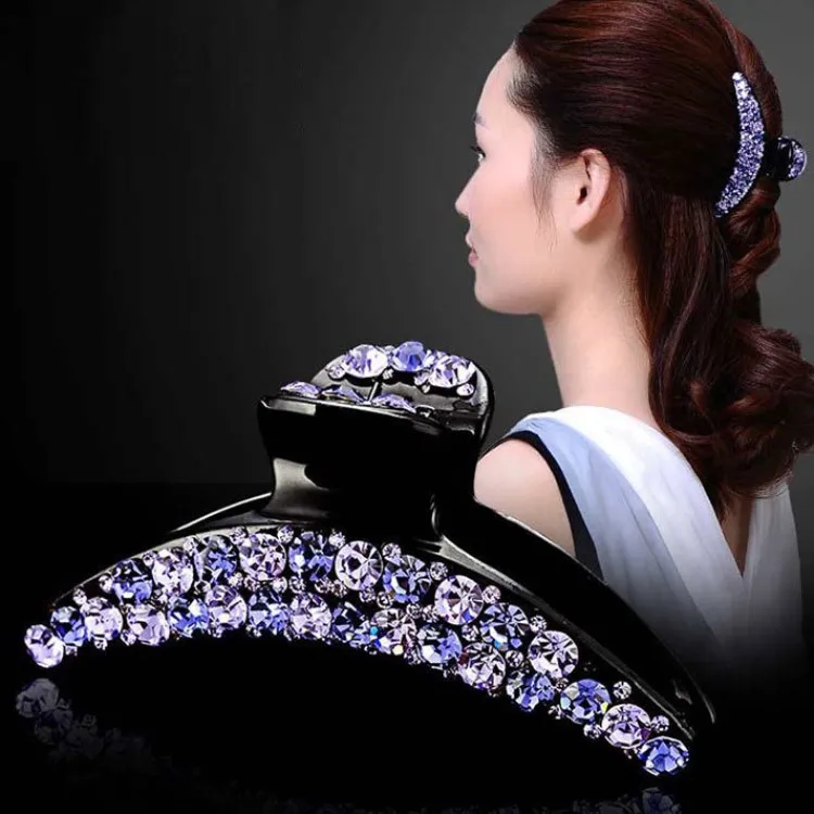 

New Fashion Hot Sale Wild Pearl Luxurious Rhinestone Bangs Clip Hairpin Barrettes for Women Girl Hair Accessories Headwear