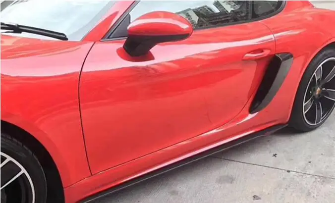 981 Настоящее углеродное волокно автомобильный Стайлинг боковое крыло дверь