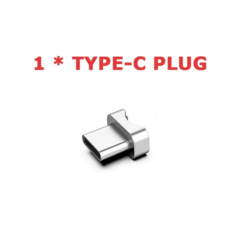 Магнитный usb-кабель для зарядного устройства с разъемом type-C, зарядный кабель для сотового телефона, 2 в 1, вращающийся кабель для iPhone XR, быстрая зарядка, Micro USB - Цвет: Extra Type-C Plug