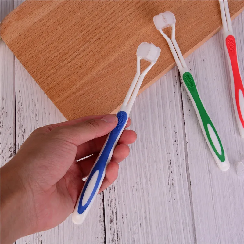 3 сторонняя зубная щетка с мягкой щетиной 1 шт|Зубные щетки| |