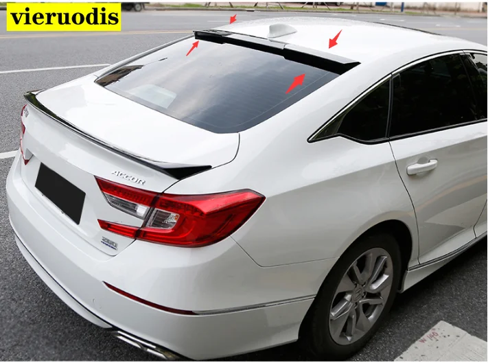 

ABS/Carbon fiber Car Rear Wing Trunk Lip Spoilers Fits For Honda accord 2018 2019