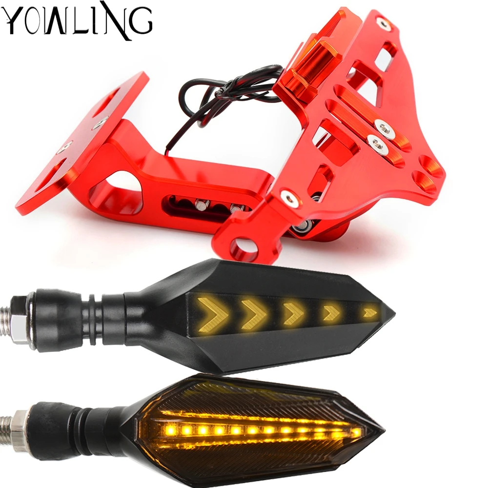 Кронштейн для номерного знака мотоцикла со светодиодным указателем поворота Honda