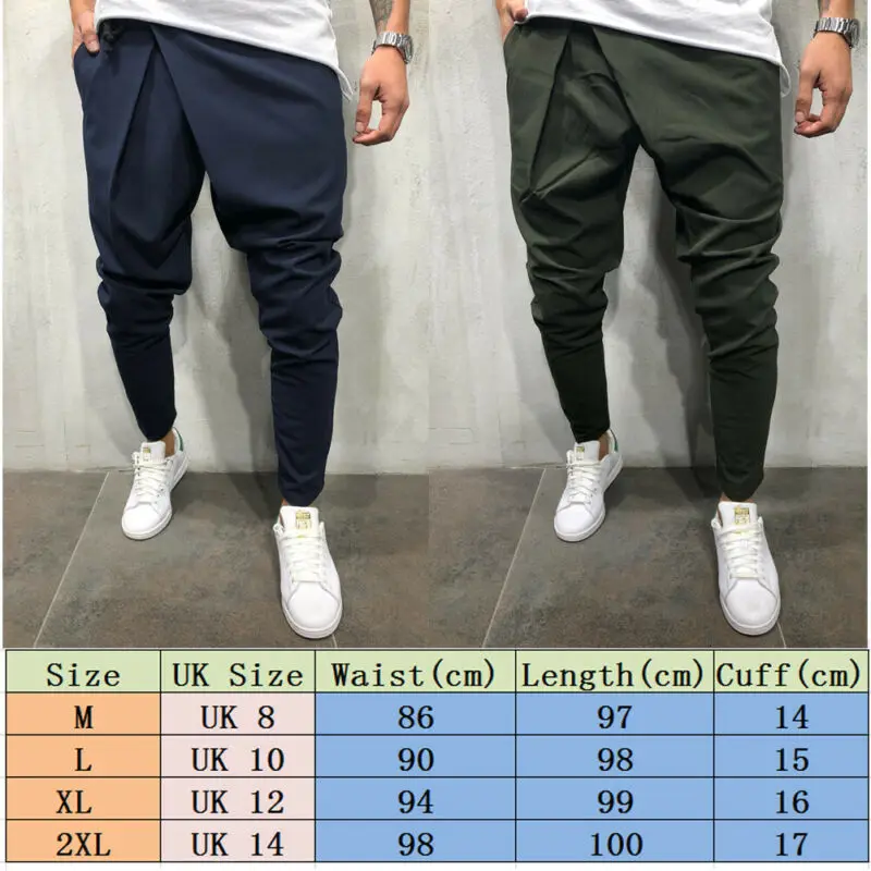 

2020 New Fashion Men's Slim Fit Skinny Pencil Pants Business Formal Suit Dress Casual Trousers