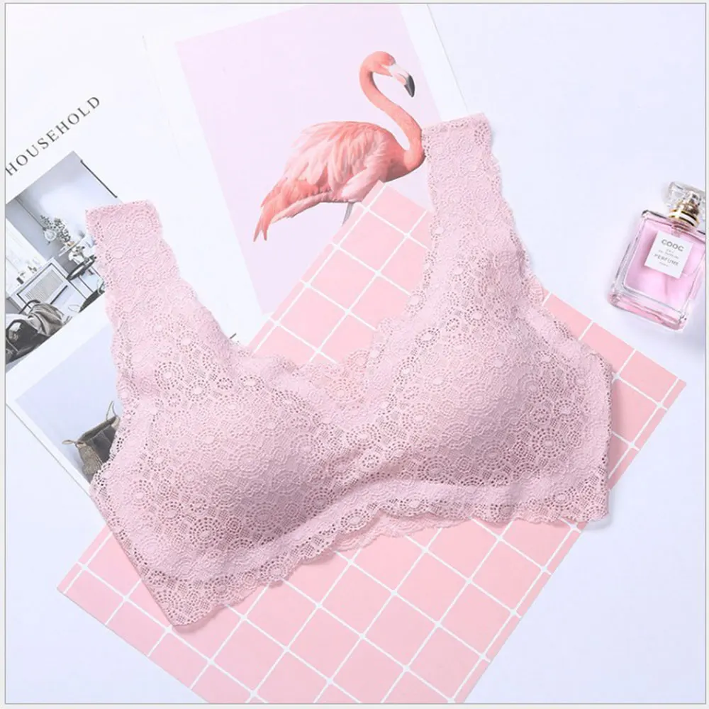 Suzhan бюстгальтер пуш-ап женский милый кружевной с v-образным вырезом и чашечкой 3/4