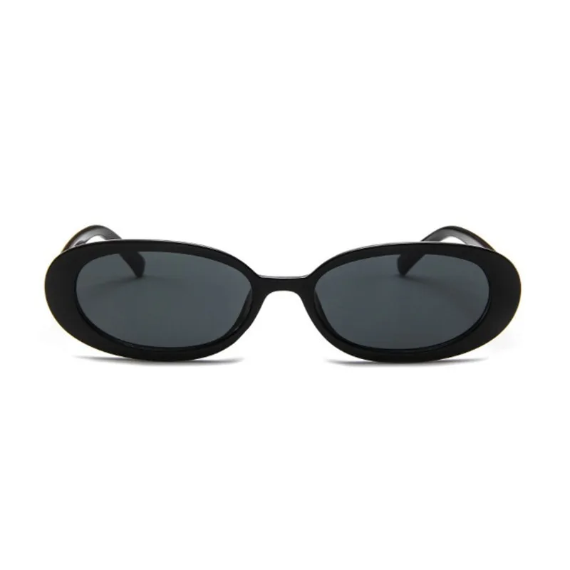 

Style Oval Sunglasses Women Vintage Retro Round Frame White Mens Sun Glasses Female Black Hip Hop Clear Glasses UV400