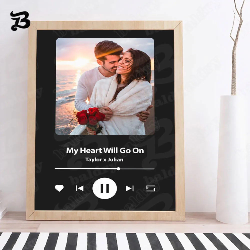 Персонализированная песня фотография на заказ для пары любовь творческое