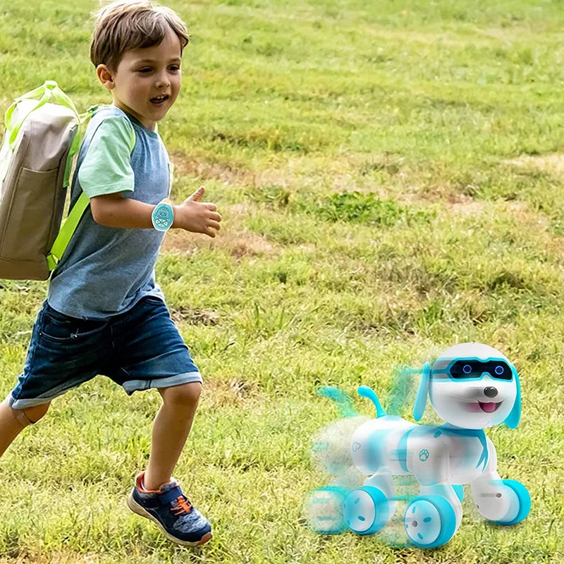 

Robot Dog Toy Remote Control Dog for Kids Interactive Smart Mini Robots Puppy Stunt Robotic Dog Walking Dancing Singing