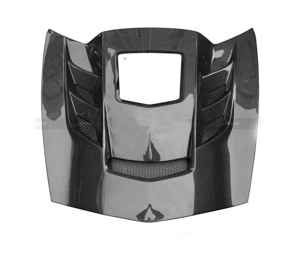 Центральный капот из углеродного волокна подходит для 2014 2017 Corvette C7 задний Splitte