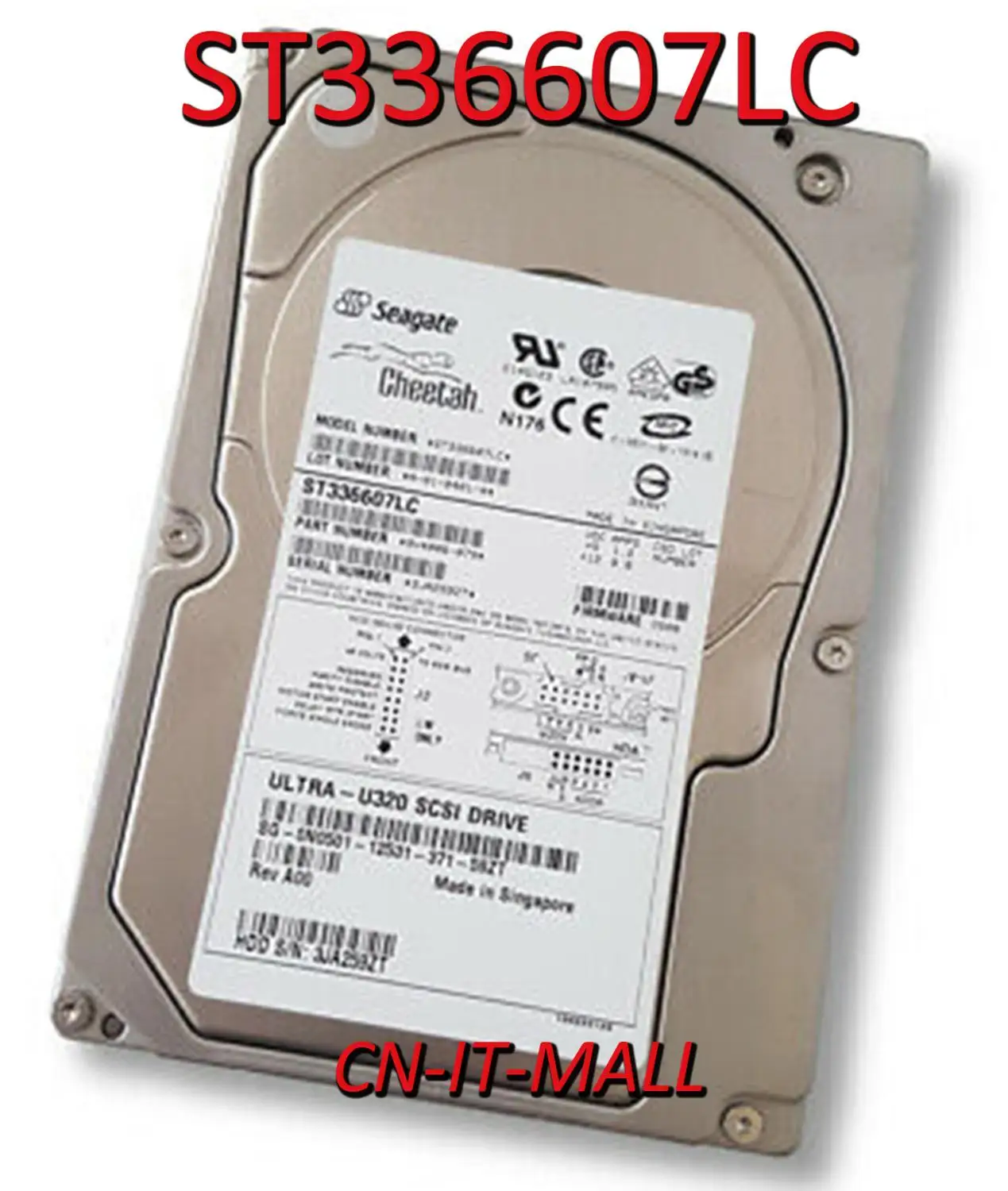 Seagate Cheetah ST336607LC 36GB 10000 RPM Ultra320 80Pin SCSI 3.5  Internal Hard Drive