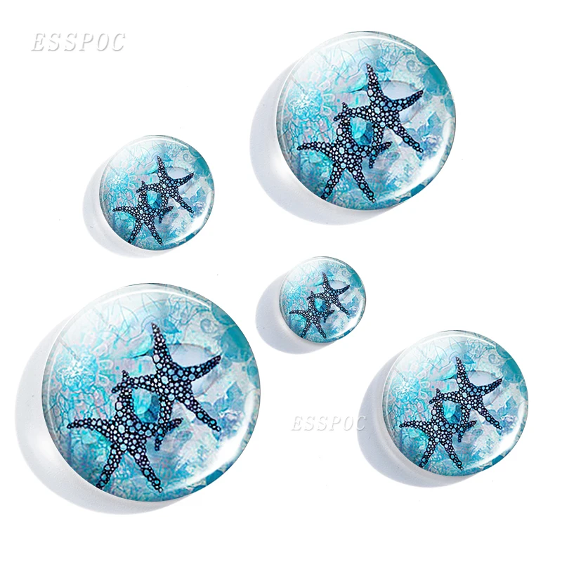 5 шт./компл. морская черепаха дельфин ракушки фото 12/16/20/25/30 мм бижутерия со