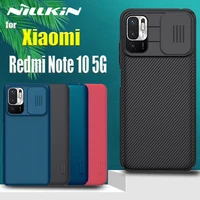 for xiaomi redmi note 10 5g note10 case nillkin slide camera protect lens protection privacy frosted shield shockproof cover