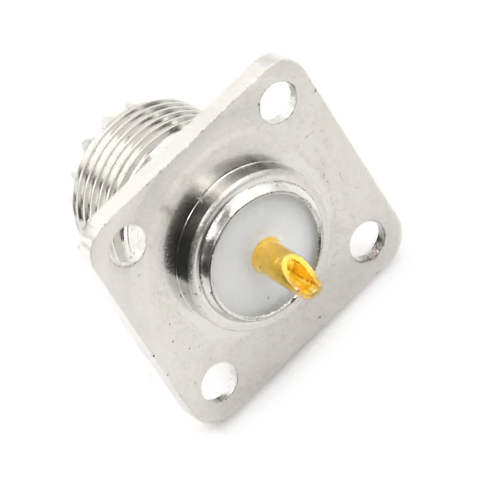 

Female SO239 Panel Chassis Mount Flange Deck Mount Solder Cup RF Connector Wholesale