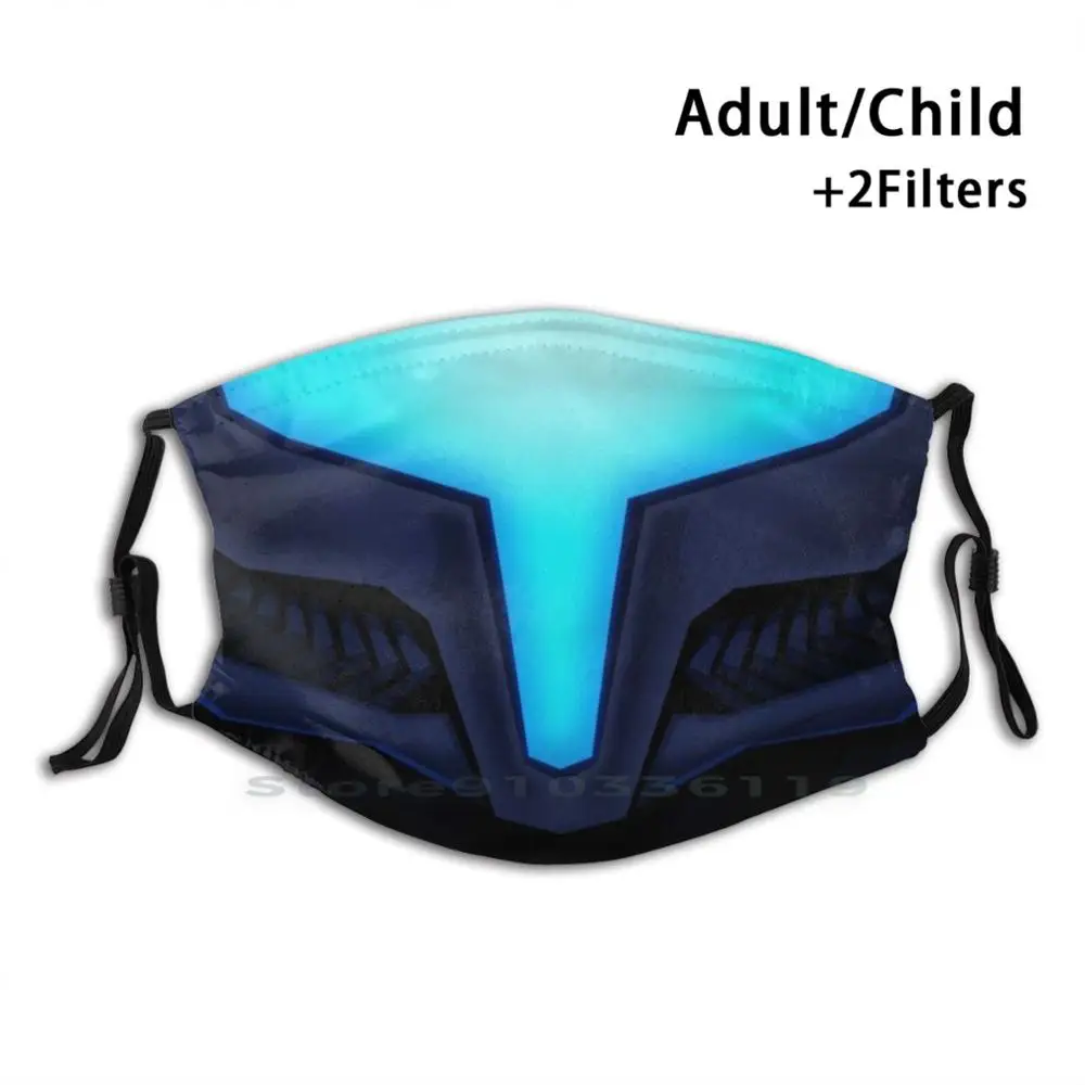 

Dark Samus маска для рта многоразовая Pm2.5 фильтр DIY маска для рта дети Samus Metroid Prime Dark Samus Nintendo