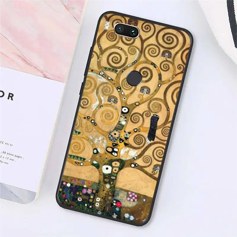 

Gustav Klimt Kiss retro painting Phone Cases For Xiaomi Redmi note 7 8 9 t k30 max3 9 s 10 pro lite funda coque