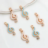 10pcs lot zinc alloy enamel charms mini note charms pendant for diy fashion earrings jewelry making accessories