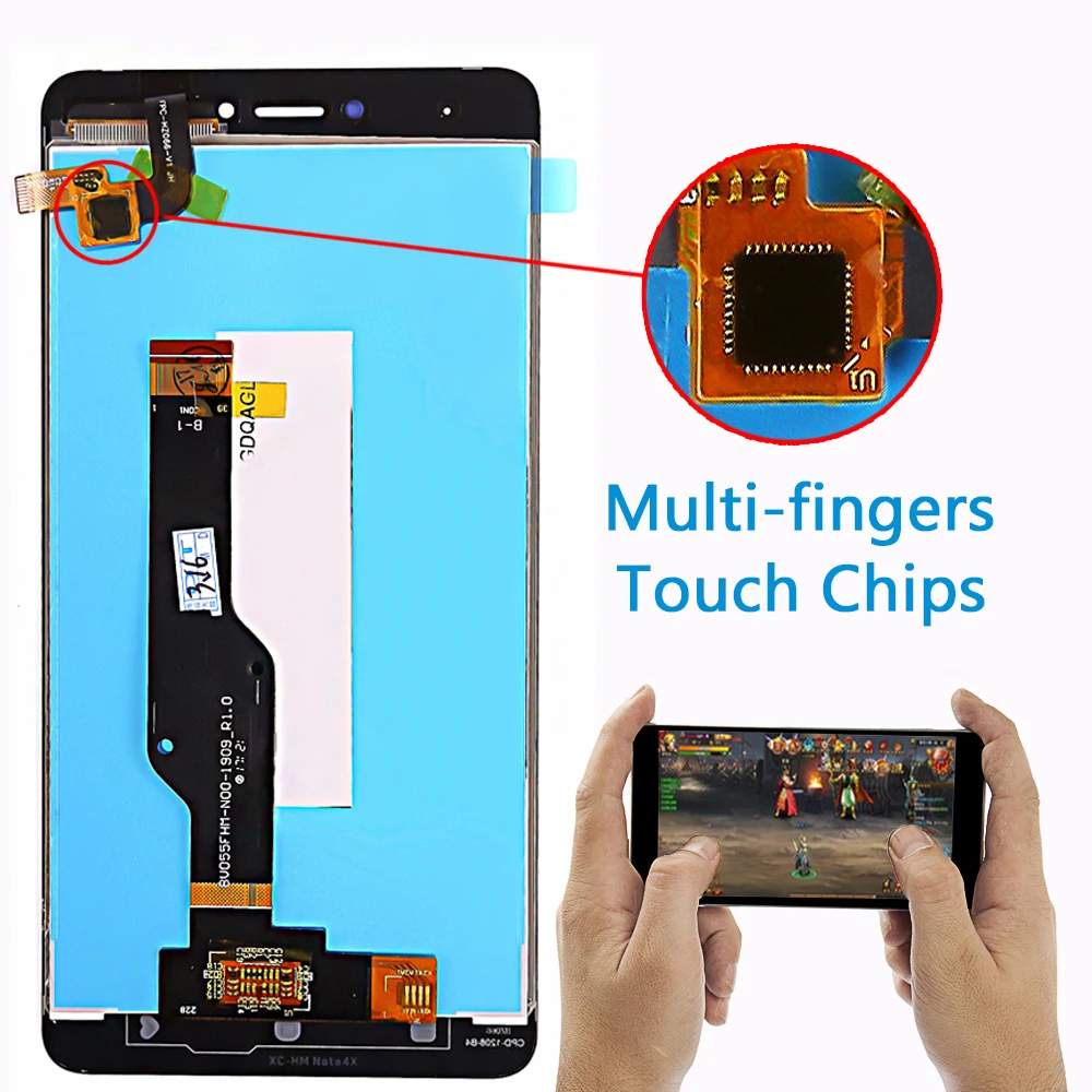 Для Xiaomi Redmi Note 4X ЖК дисплей кодирующий преобразователь сенсорного экрана в сборе