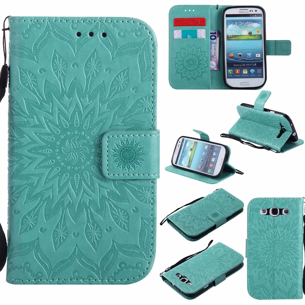 Кожаный чехол книжка для Samsung Galaxy s3 9300 S7 S8 S9 Plus|Бамперы| |