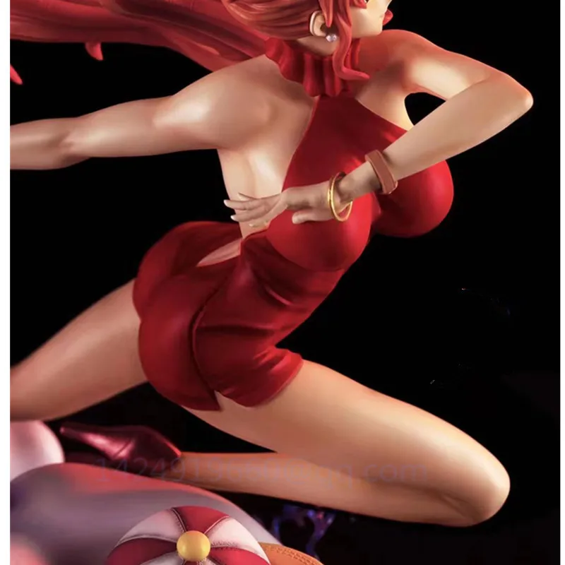 

38CM ONE PIECE Nami Thief Cat Straw Hat Pirates Battle Version Christmas Gift Resin Action Collectible Model GK Statue Toy R166
