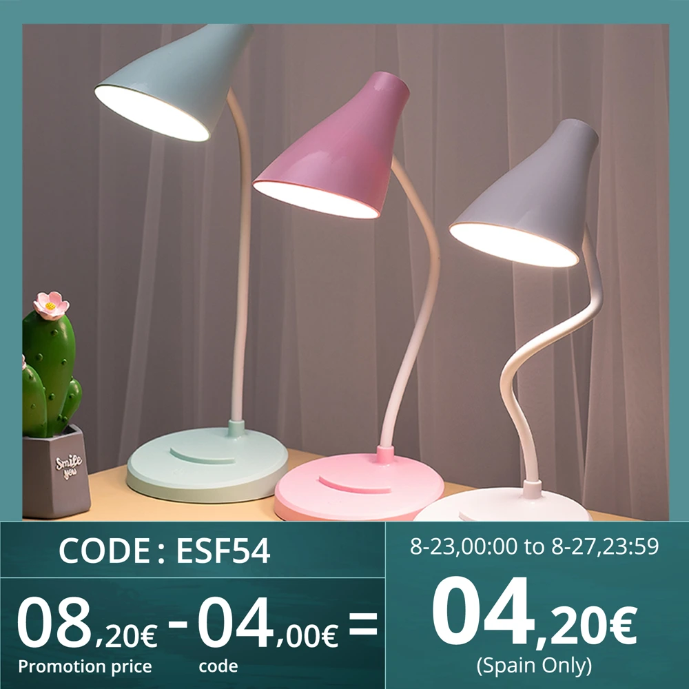 Складной светодиодный светильник для чтения переносная перезаряжаемая